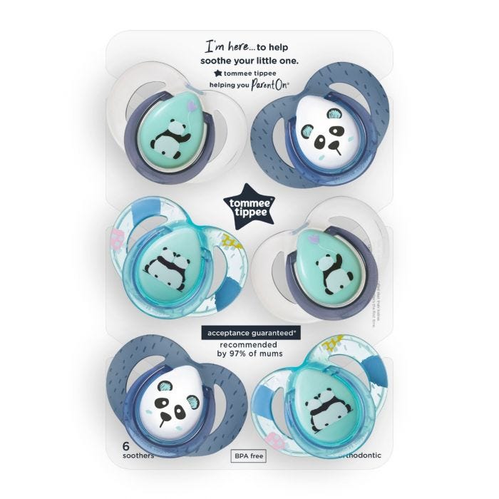 anytime soother  packaging