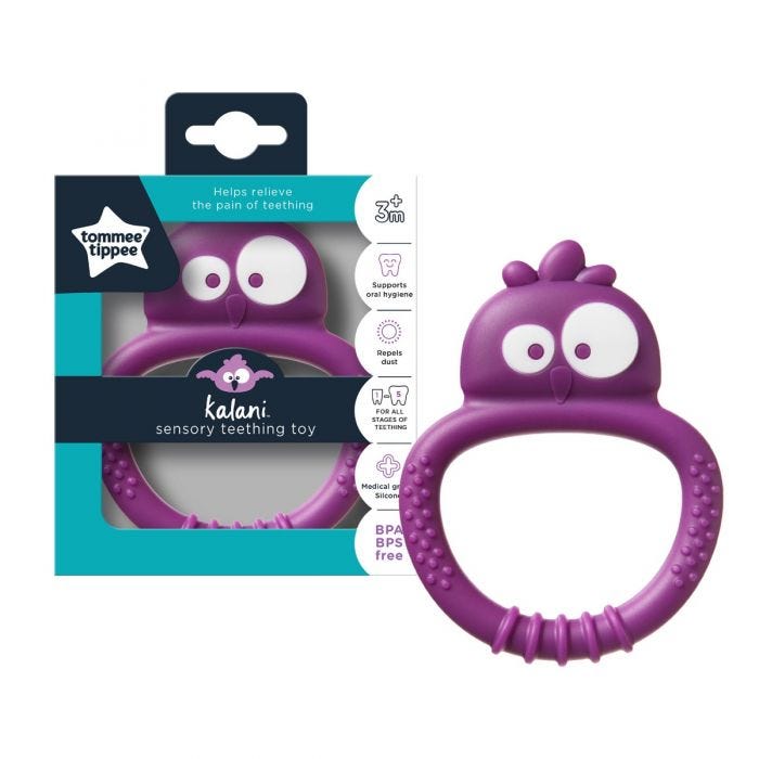 Kalani Mini Sensory Teething Toy with packaging