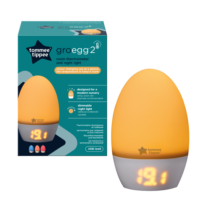 Groegg2 next to packaging on a white background