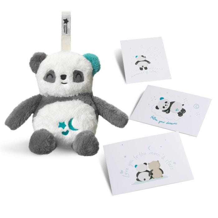 Panda sleep aid on a white background