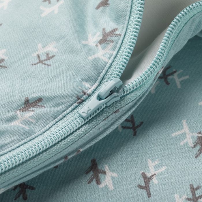 The Original Grobag Treasure Trees Snuggle zip close up 
