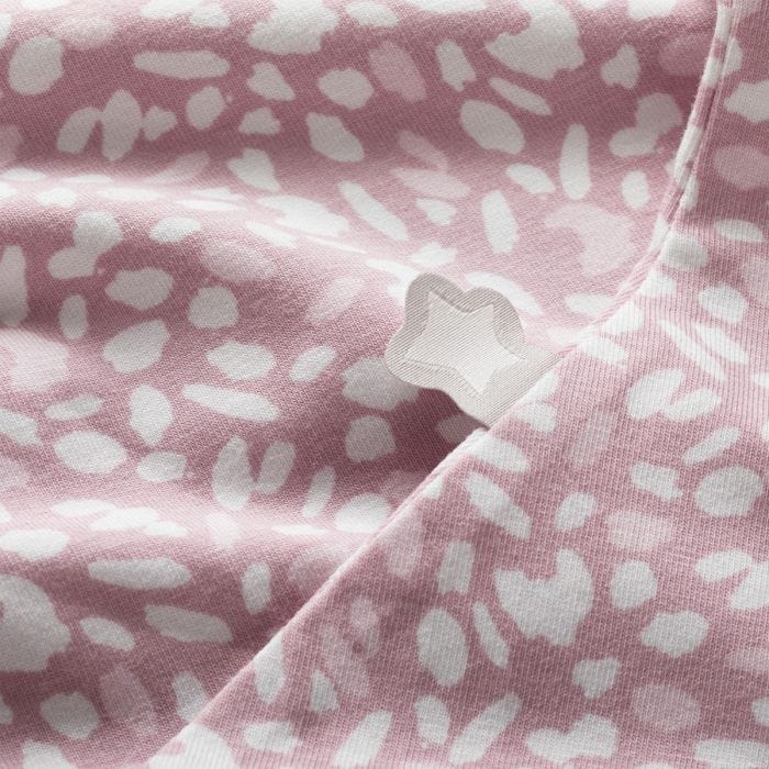 The Original Grobag Earth Grape Easy Swaddle fabric close up 