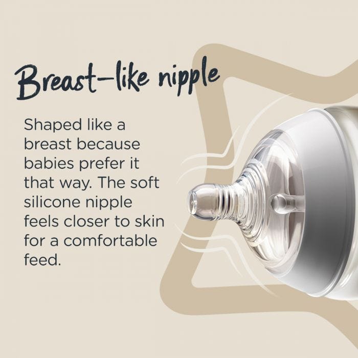 Closer to Nature Nipple Infographic- Breast-like Nipple