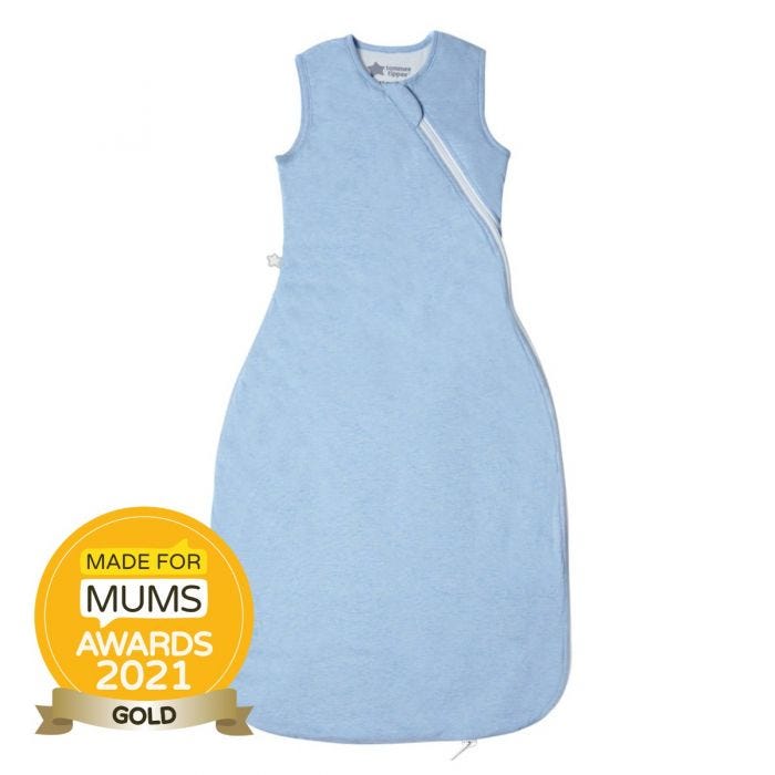 The Original Grobag Blue Marl Sleepbag award winning roundel 
