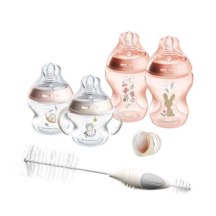 Baby’s First Bottle Set against a white background