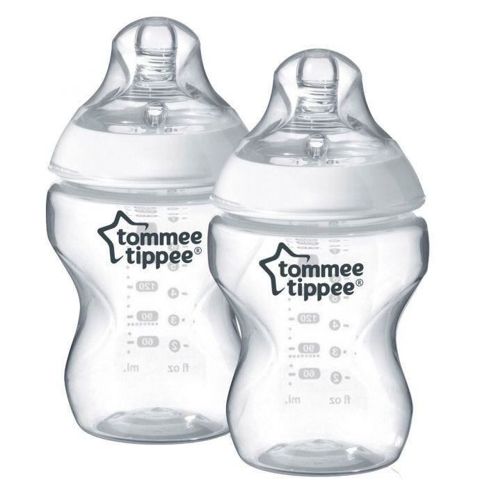 Closer to Nature Baby Bottle, 260ml - 2 pack