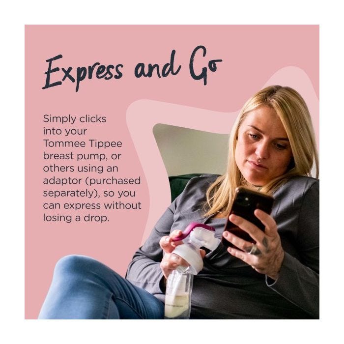 Made for me breast milk pouch infographic