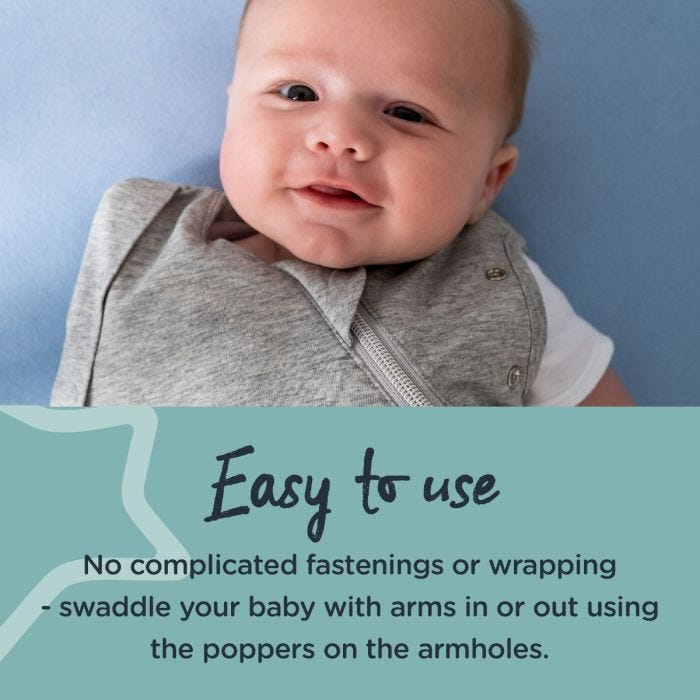 The Original Grobag Swaddlebag - easy to use 