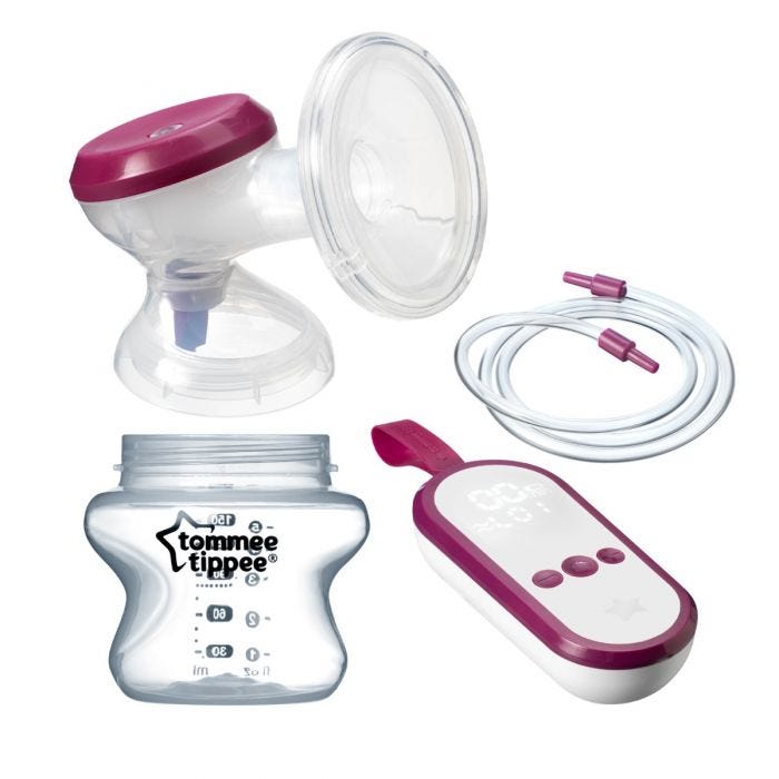 Made for Me Single Electric Breast Pump - individual parts 