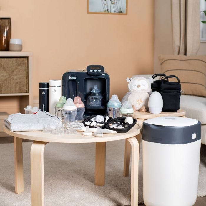 Produits inclus, y compris la machine de préparation parfaite, goprep, l&apos;aide au sommeil et plus encore dans l&apos;environnement domestique.