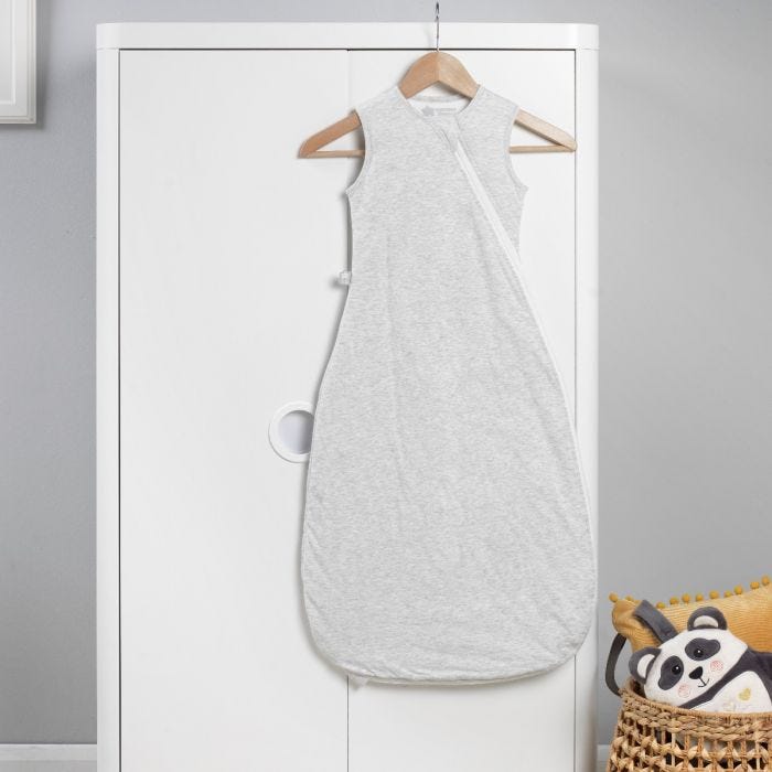 The Original Grobag Grey Marl Sleepbag hanging up