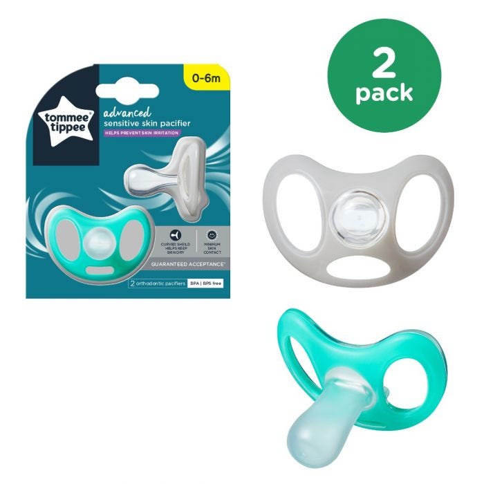 Advanced Sensitive Pacifier - 2 pack 