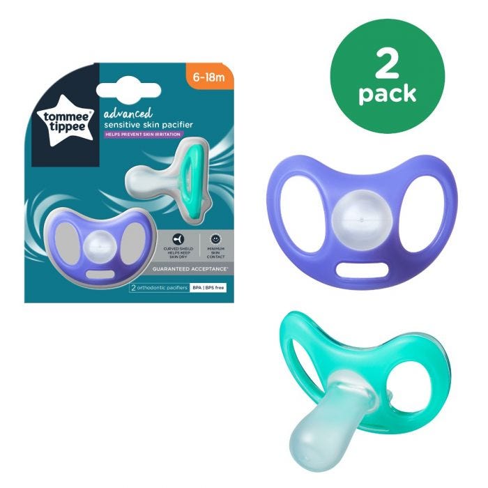 Advanced Sensitive Pacifier - 2 pack 