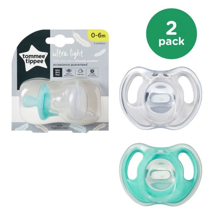 Ultra-light Silicone Pacifier 4 pack 