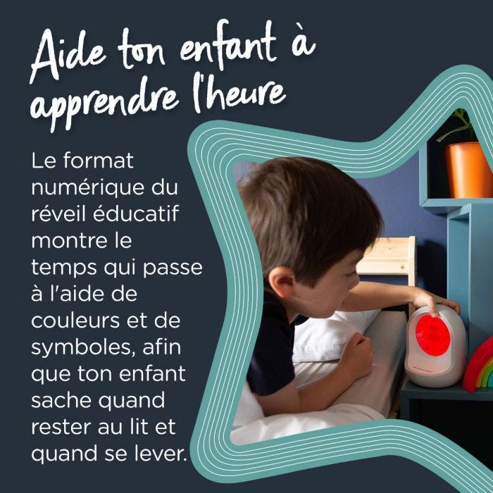 Infographie de l&apos;horloge Connected Sleep Trainer
