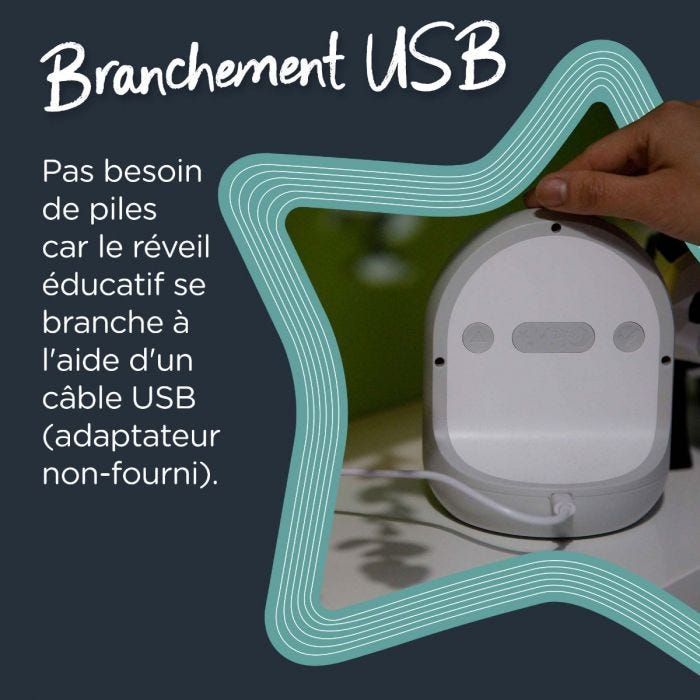 Infographie de l&apos;horloge Connected Sleep Trainer