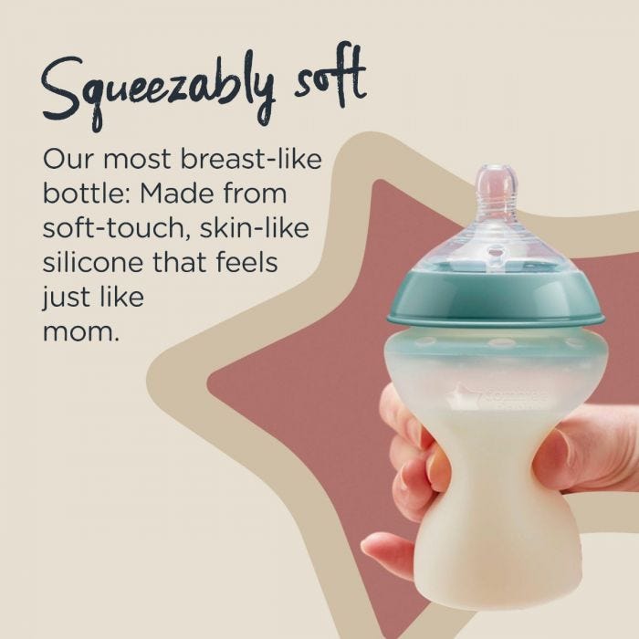 CTN baby silicone bottles infographic 