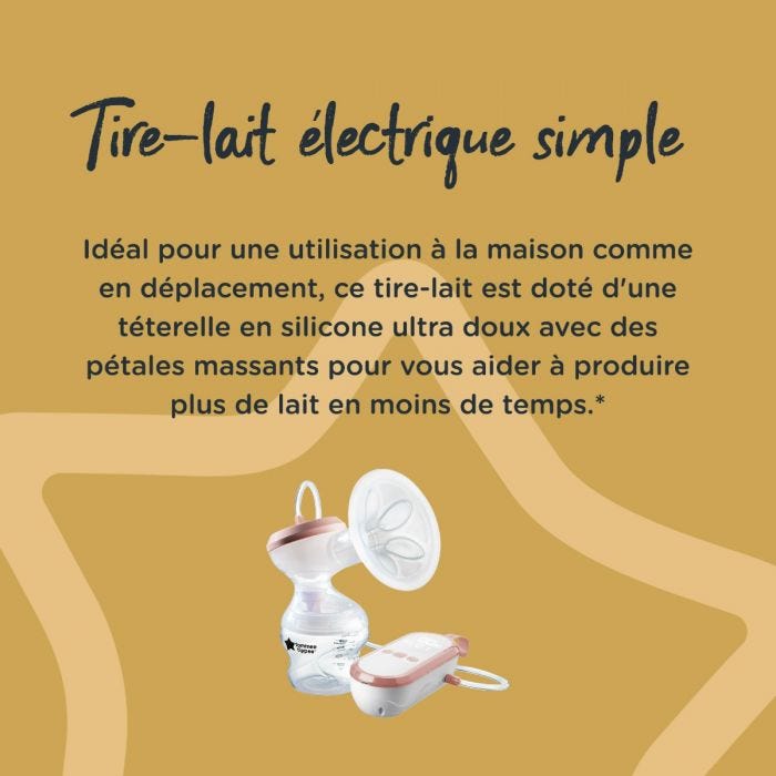 Image d&apos;un tire-lait avec une description de la manière dont il peut aider à produire plus de lait en moins de temps