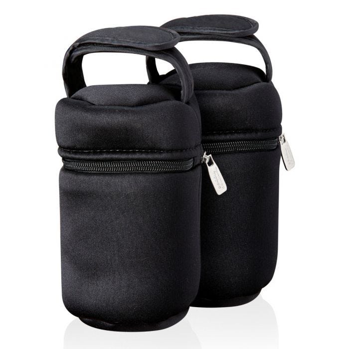 Insulated Bottle Bags with zips closed