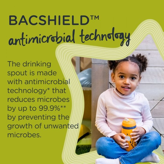 Superstar Insulated Sippy Cup infographic 