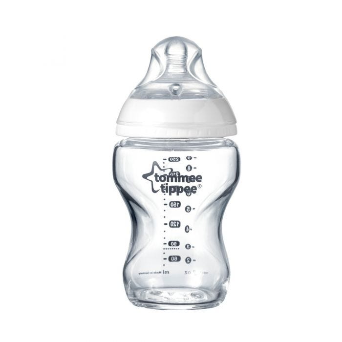 Biberon en verre de 250 ml