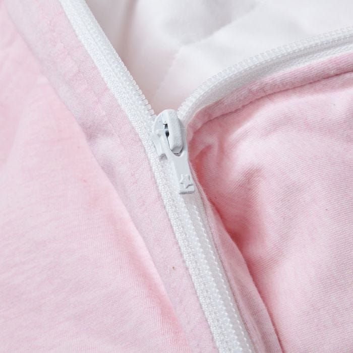 The Original Grobag Pink Marl Sleepbag zip