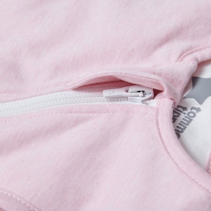 The Original Grobag Pink Marl Sleepbag zip