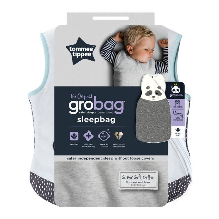The Original Grobag Pip the Panda Sleepbag packaging