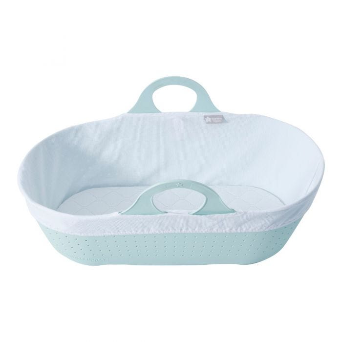 sleepee moses basket - green