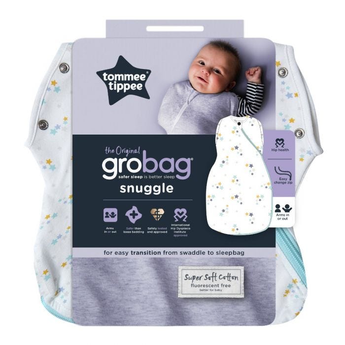 Original Grobag Baby Stars Snuggle packaging