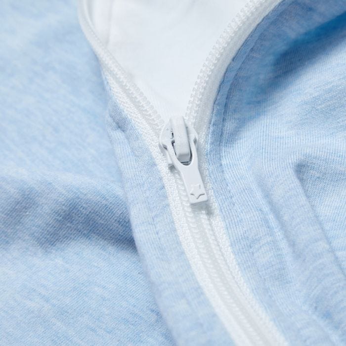 The Original Grobag Blue Marl Snuggle zip