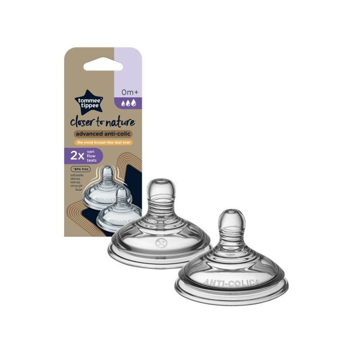 Advanced Anti-colic Teat -vari flow with packaging