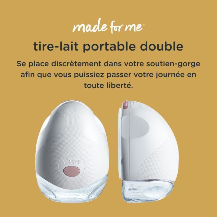 Tire-lait nomade avec explication de la façon dont il vous permet d&apos;exprimer votre lait en toute liberté