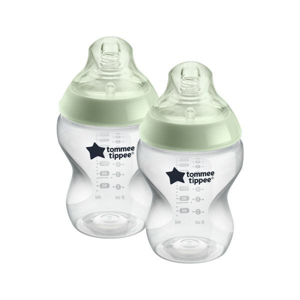 Closer to Nature Baby Bottles - 260ml - 2 Pack