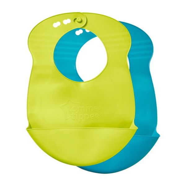 Roll &amp; Go Silicone Baby Bib