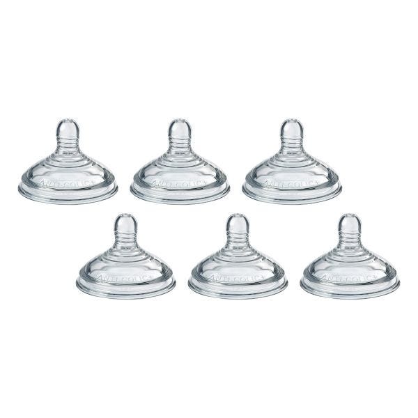 Advanced Anti-Colic Teats, Medium Flow - 6 pack