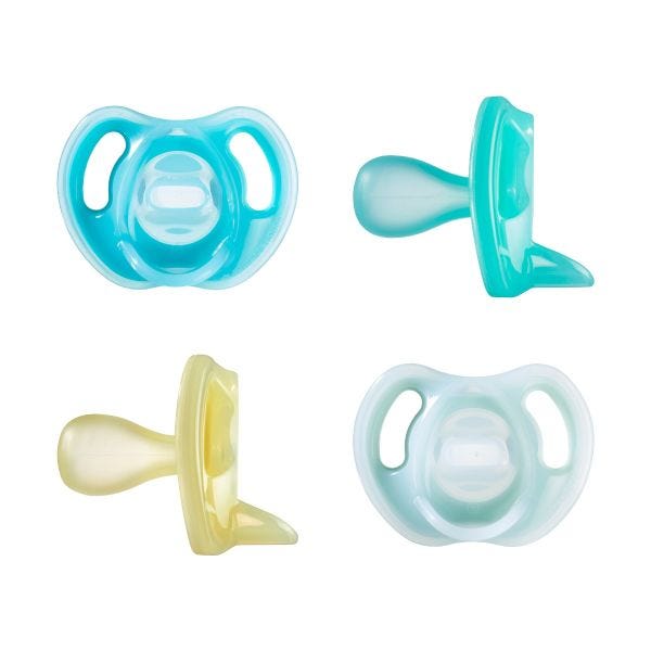 Ultra-light Silicone Pacifiers, 6-18m - 4 count