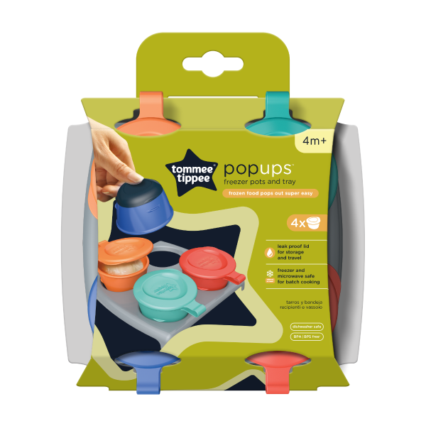 Pop Up Freezer Pots and Tray