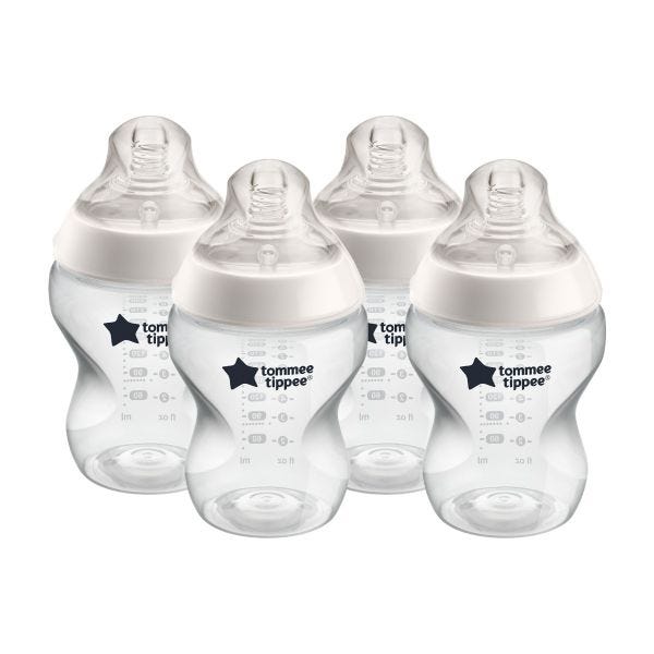 Closer to Nature Baby Bottle – 9oz – 4 count