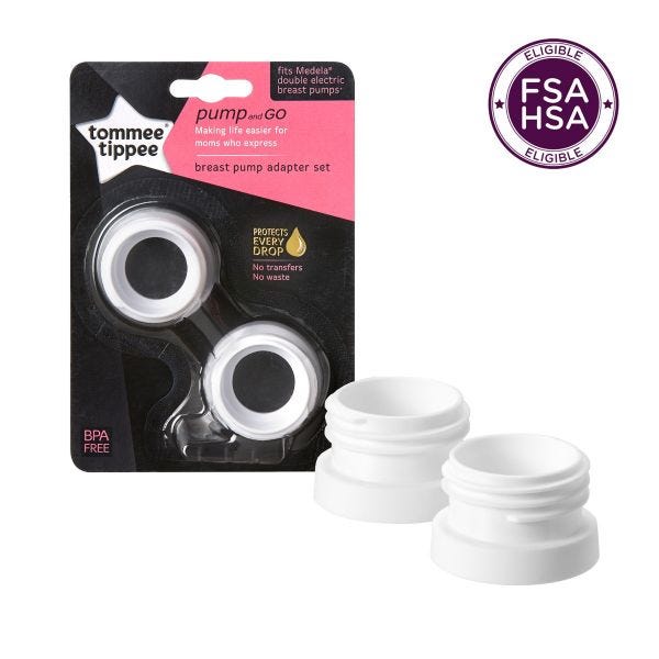 Pump and Go Breast Pump Adaptors - 2 pack