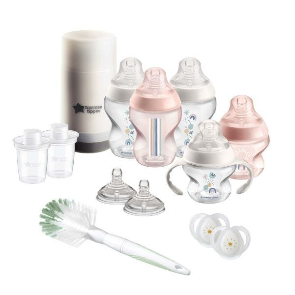 Closer to Nature Baby Bottle Newborn Feeding Gift Set