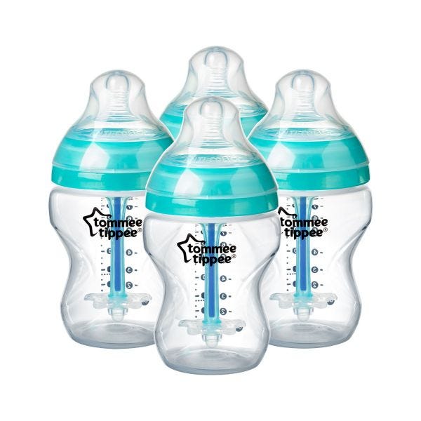 Advanced Anti-Colic Baby Bottles - 9oz - 4 Pack