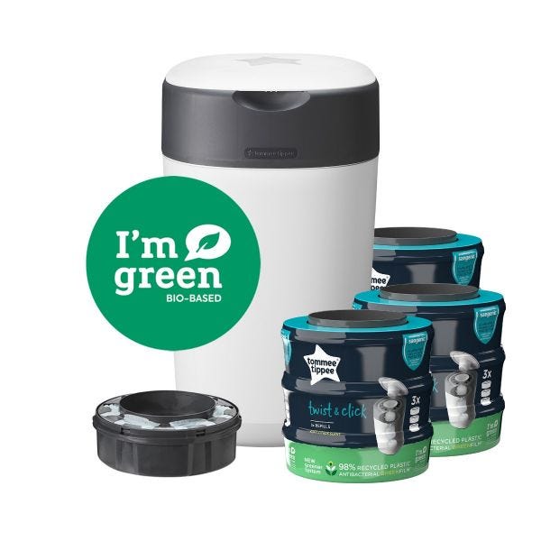 Twist &amp; Click Starter Set with 9 Refills, White
