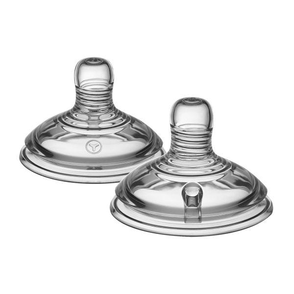 Closer to Nature Bottle Nipples, Thick Flow - 2 count