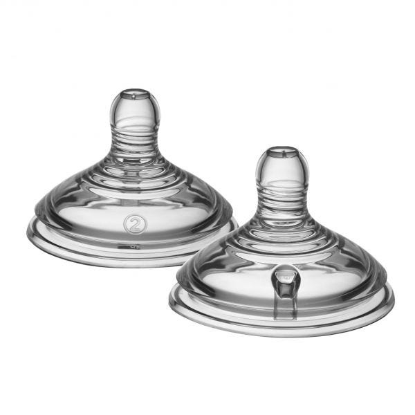Closer to Nature Teats, Medium Flow - 2 pack