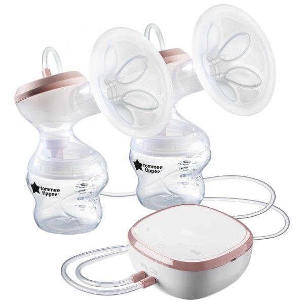 Tommee Tippee Breastfeeding Starter Kit, Manual Breast Pump, Baby Bottles  and Teats, Steriliser Box, Soothers, Breast Pads, Breastmilk…