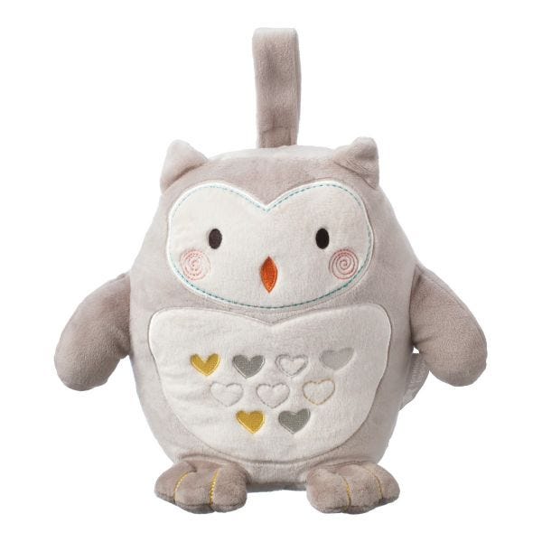 Ollie the Owl - Light and Sound Rechargeable Sleep Aid Grofriend (USB)