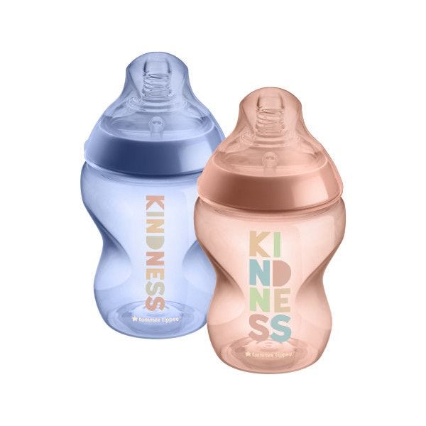 Closer to Nature  Baby Bottles, Be Kind, 260ml - 2 pack