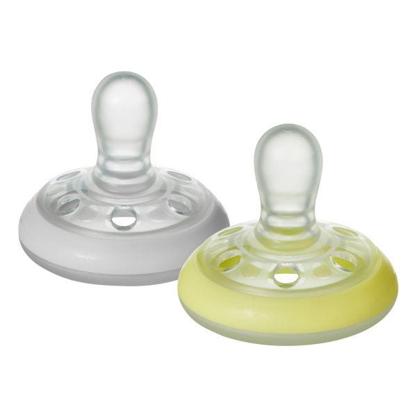 Breast-like Night Time Soother (0-6 months) - 2 pack