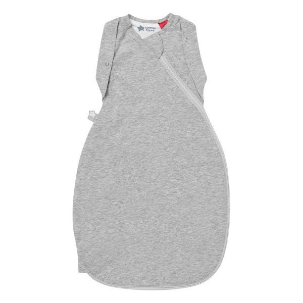 The Original Grobag Sky Grey Marl Swaddlebag